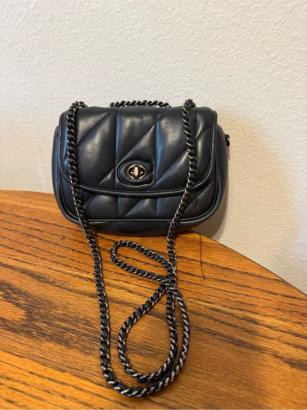 Vintage Coach quilted Crossbody Bag Madison old money quiet luxury